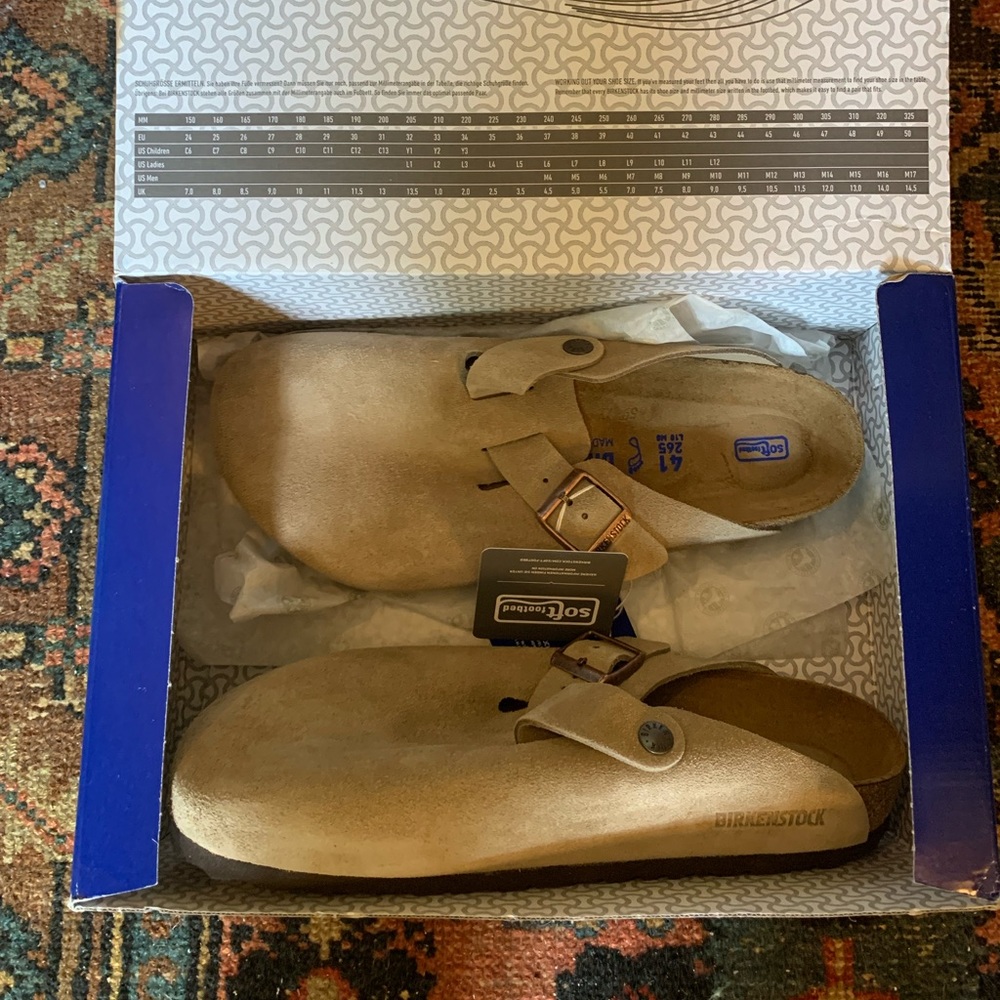 BRAND NEW IN BOX!!! Boston Birkenstock